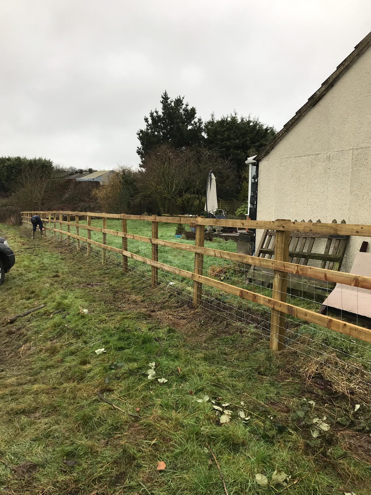 Post & Rail with Stock Wire